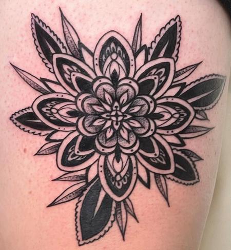 tattoos/ - Brennan Walker Black-Line Mandala - 144843